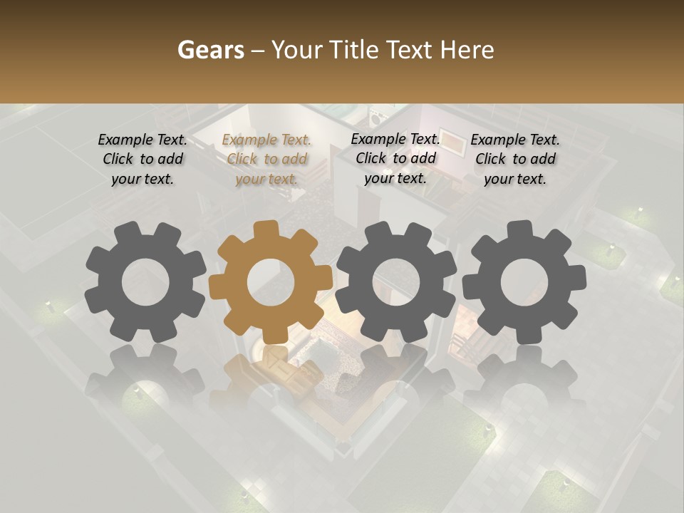 Carpet Wall Cut PowerPoint Template