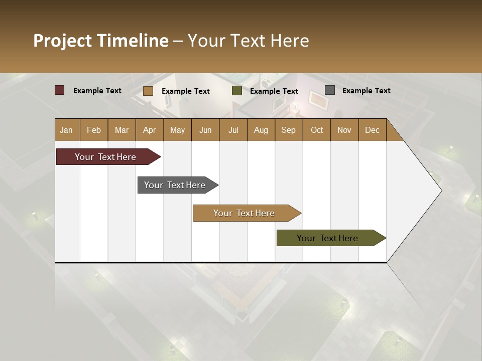 Carpet Wall Cut PowerPoint Template