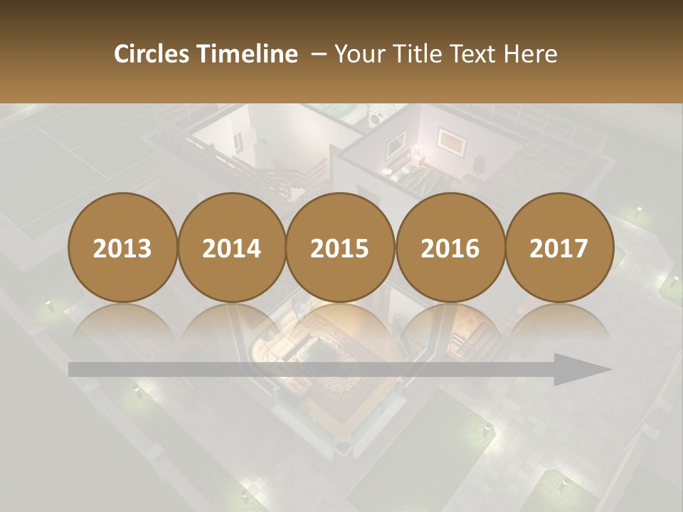 Carpet Wall Cut PowerPoint Template