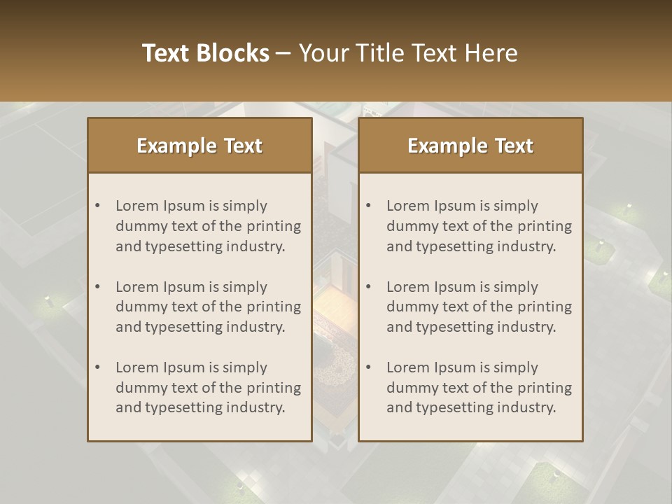 Carpet Wall Cut PowerPoint Template