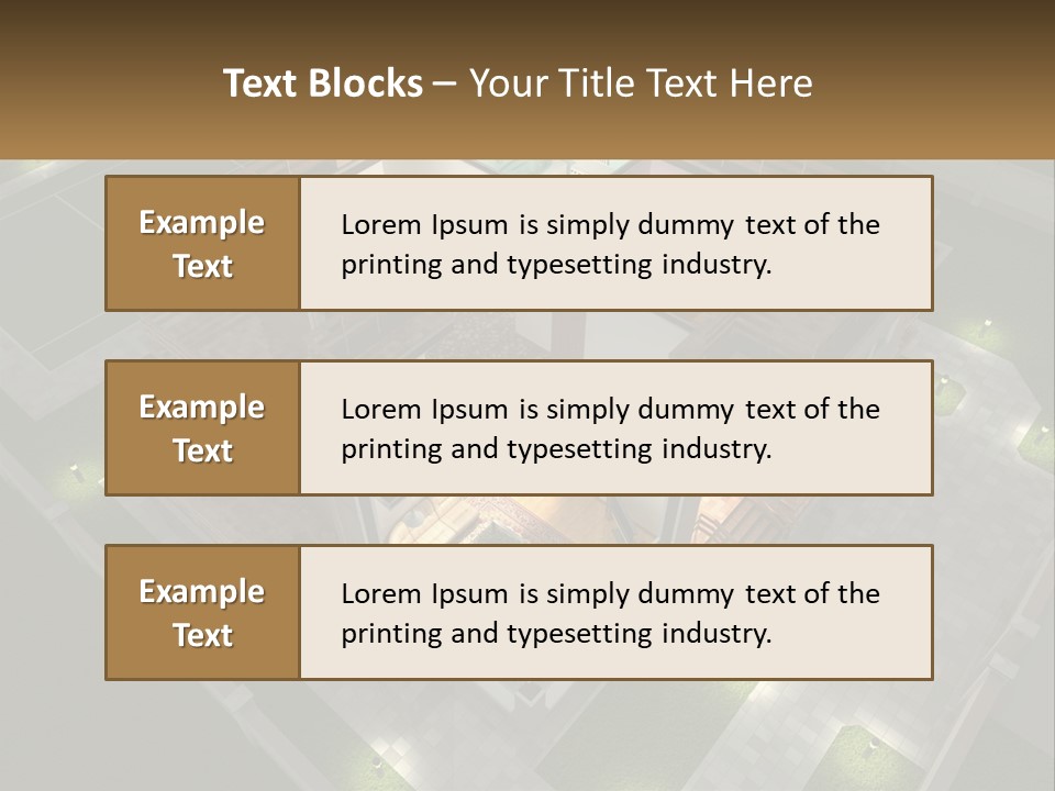 Carpet Wall Cut PowerPoint Template