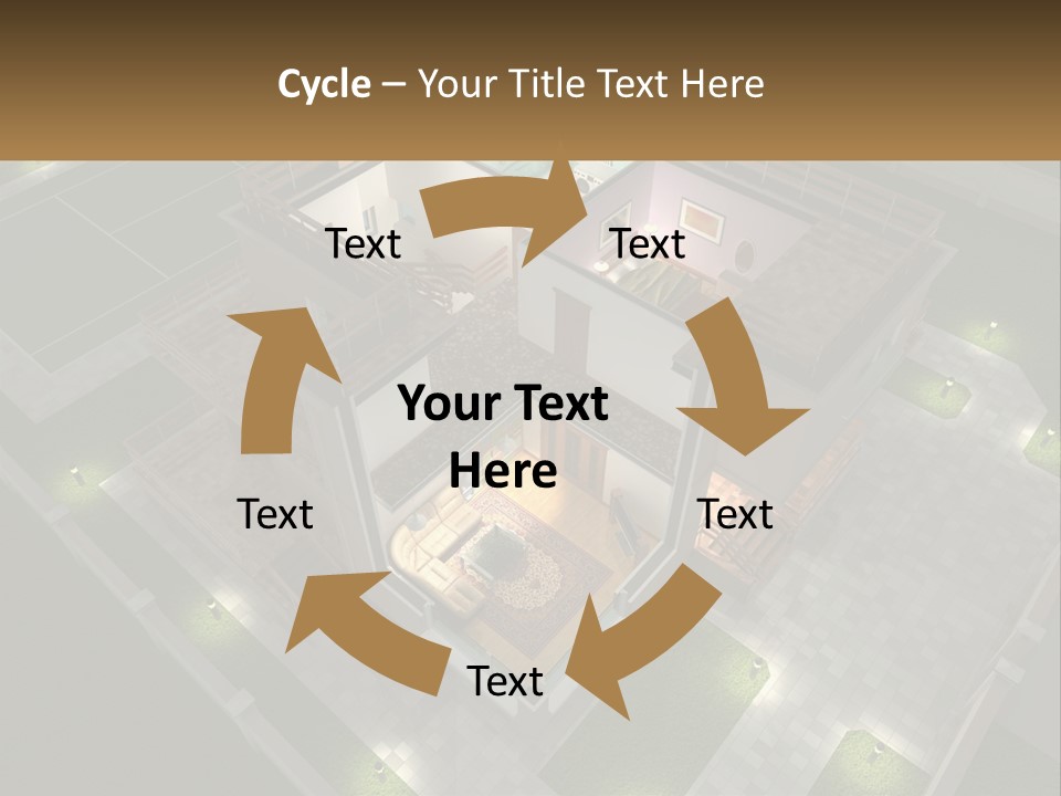 Carpet Wall Cut PowerPoint Template