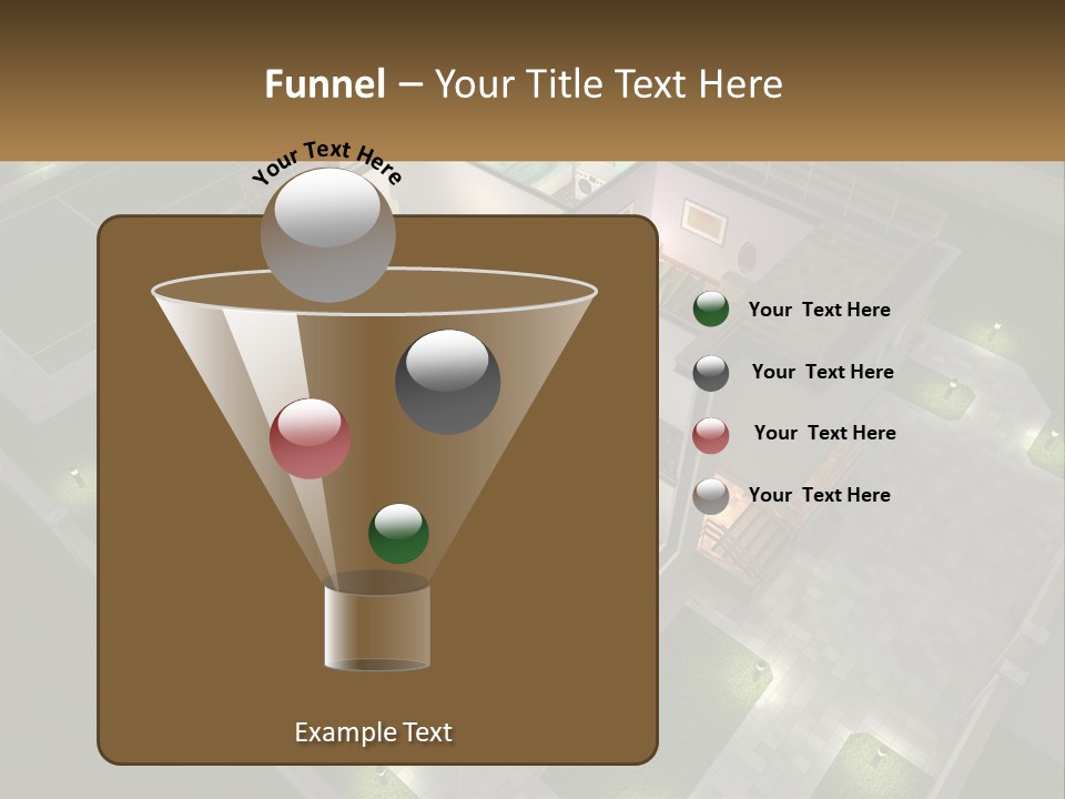 Carpet Wall Cut PowerPoint Template