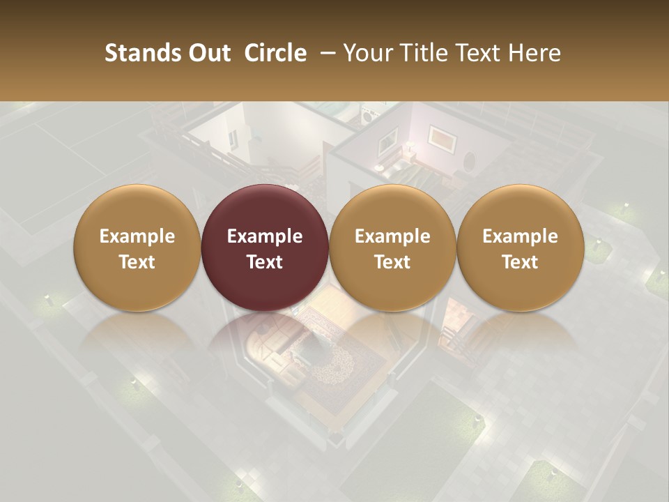 Carpet Wall Cut PowerPoint Template