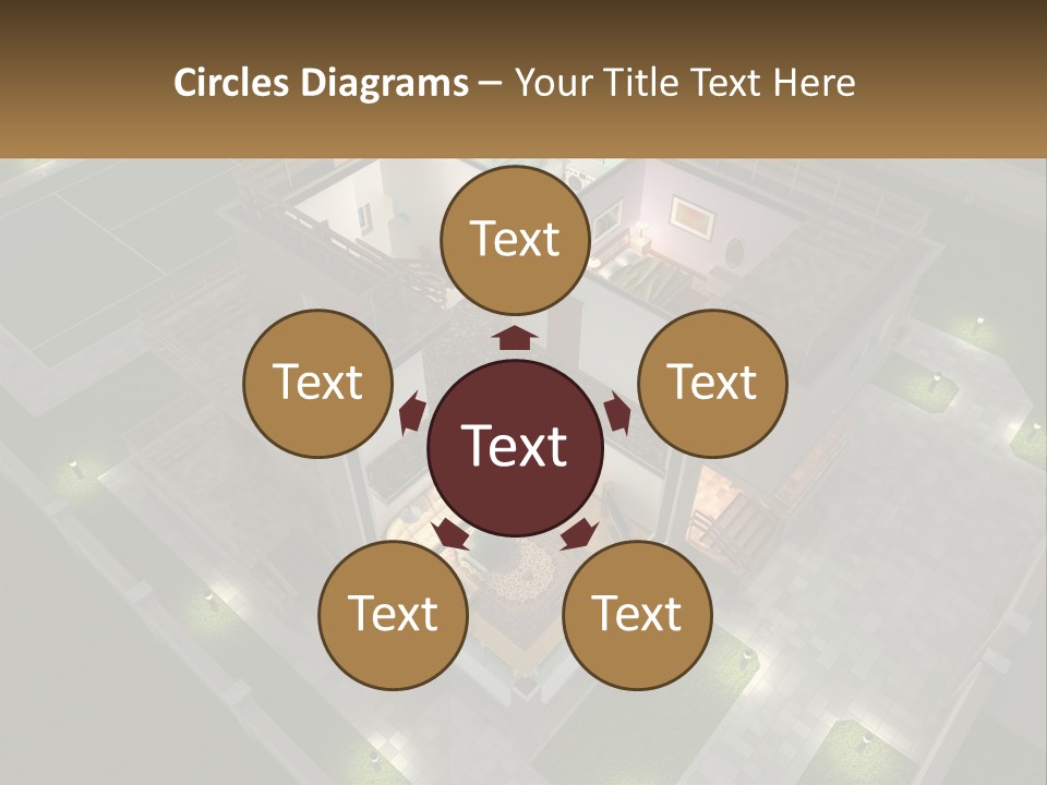 Carpet Wall Cut PowerPoint Template