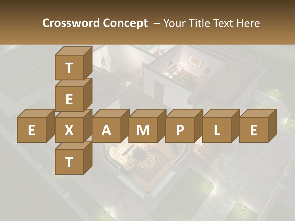 Carpet Wall Cut PowerPoint Template