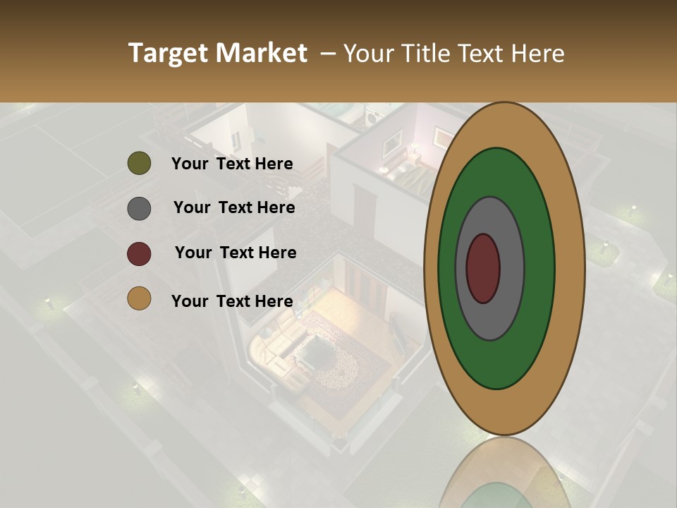 Carpet Wall Cut PowerPoint Template