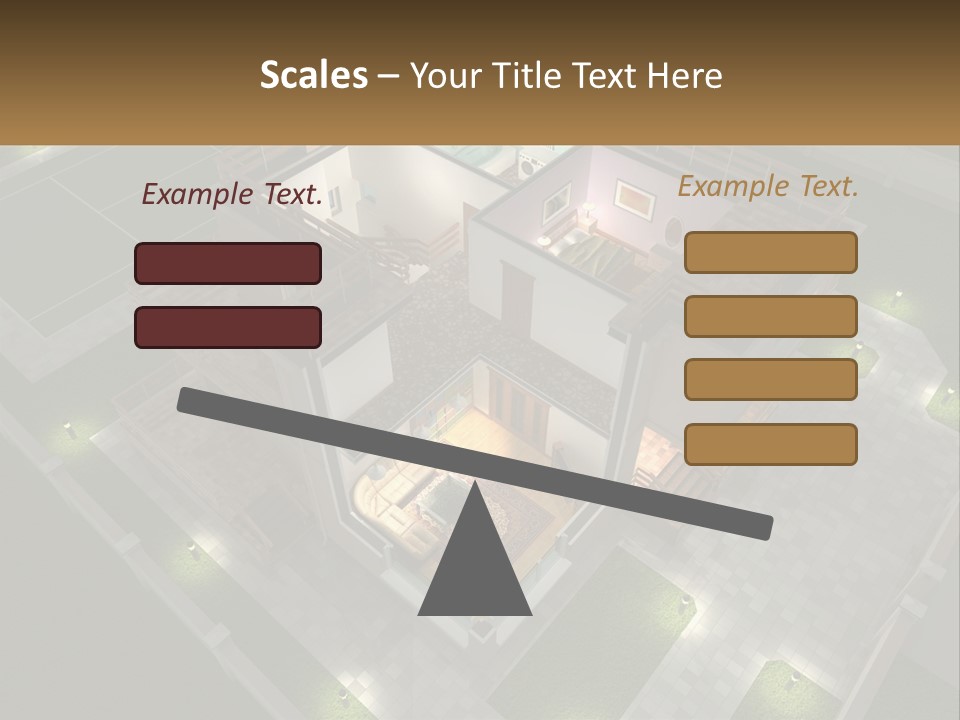 Carpet Wall Cut PowerPoint Template