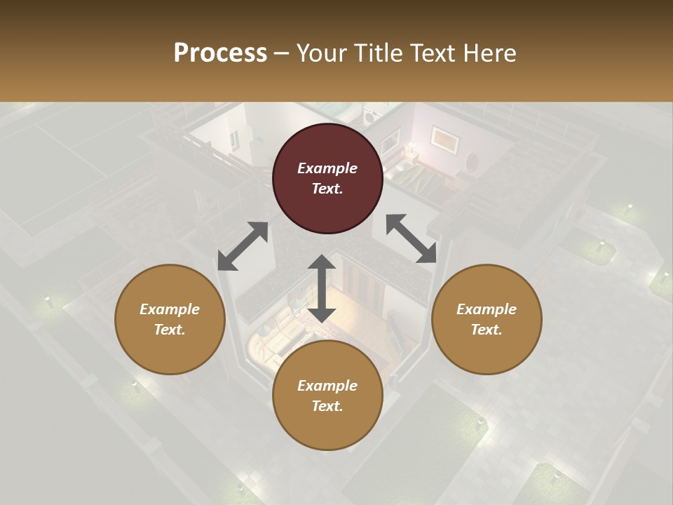 Carpet Wall Cut PowerPoint Template