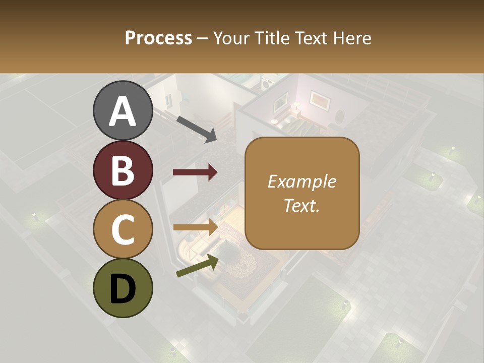 Carpet Wall Cut PowerPoint Template