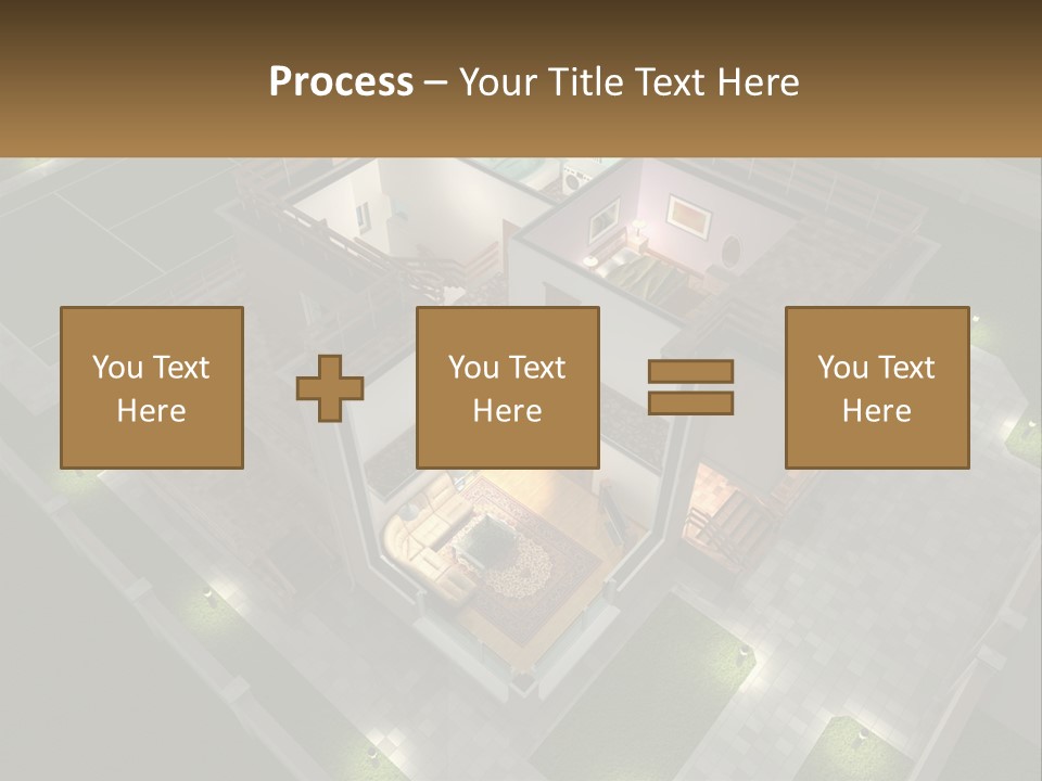 Carpet Wall Cut PowerPoint Template