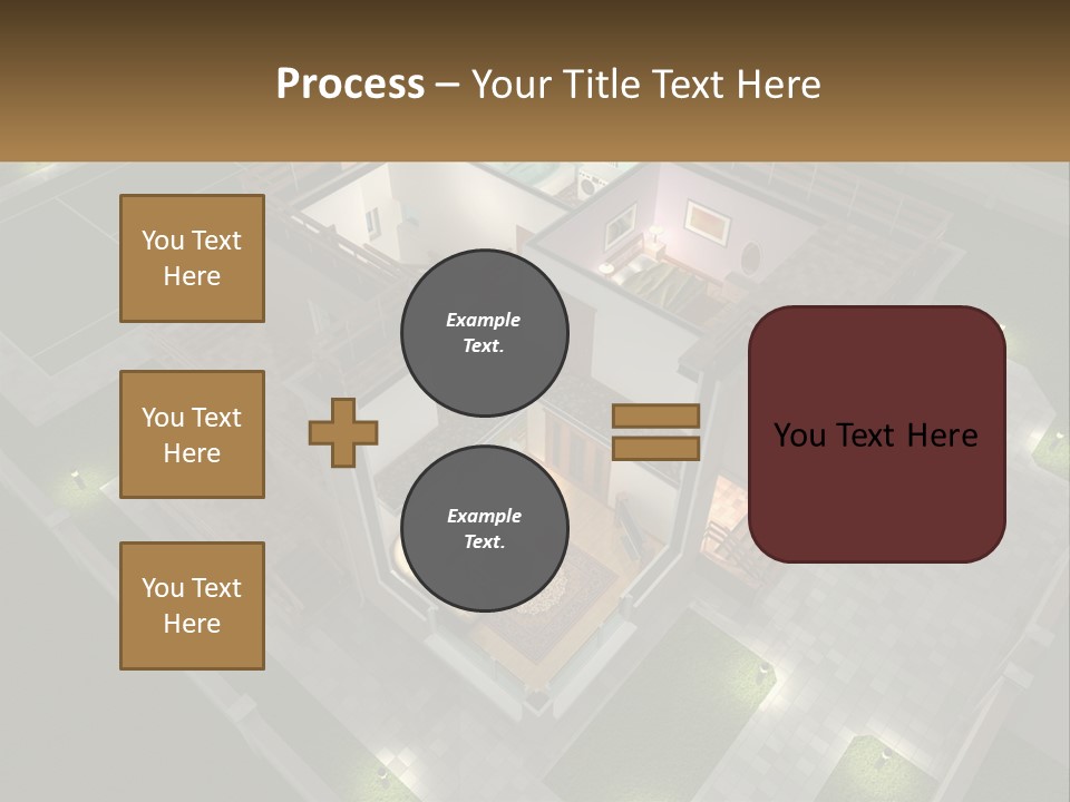 Carpet Wall Cut PowerPoint Template