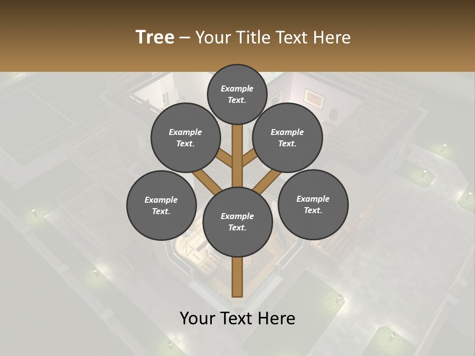 Carpet Wall Cut PowerPoint Template