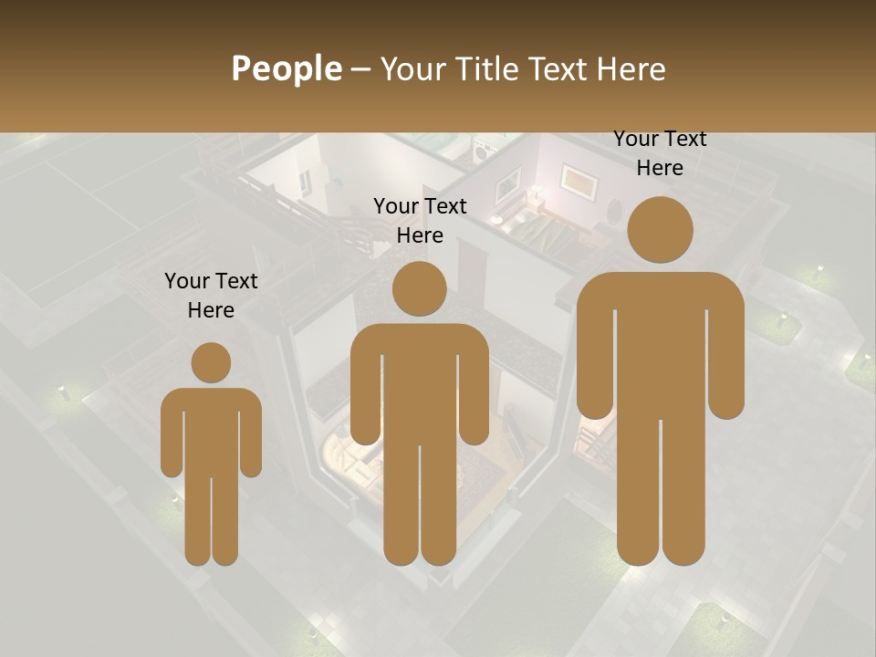 Carpet Wall Cut PowerPoint Template