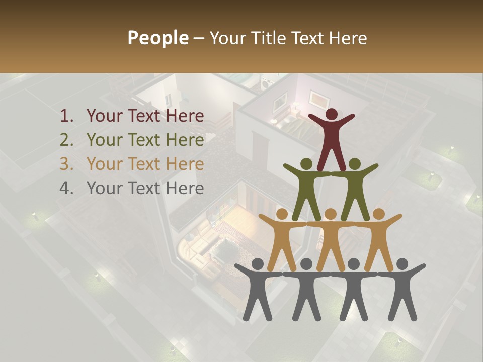 Carpet Wall Cut PowerPoint Template