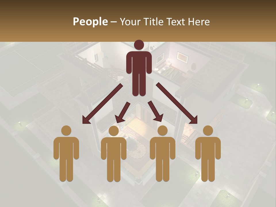 Carpet Wall Cut PowerPoint Template