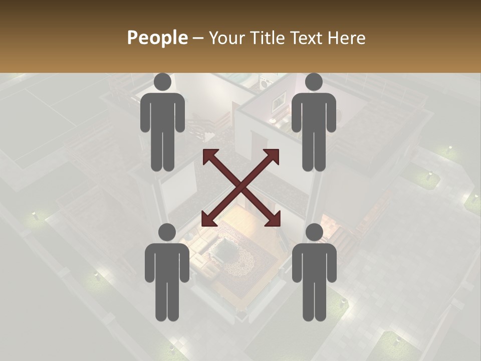 Carpet Wall Cut PowerPoint Template