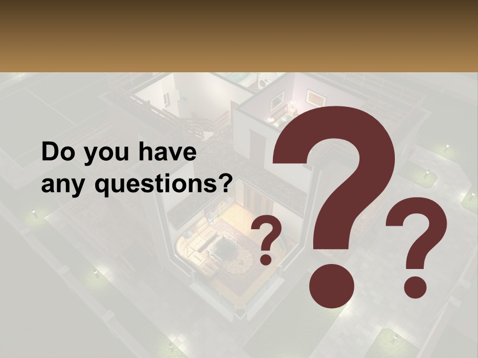 Carpet Wall Cut PowerPoint Template