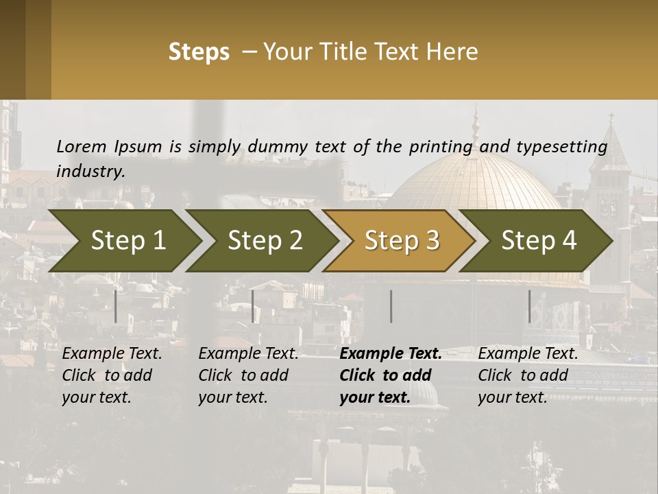 Rock Church Muslim PowerPoint Template