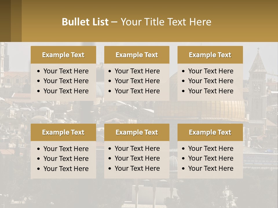Rock Church Muslim PowerPoint Template