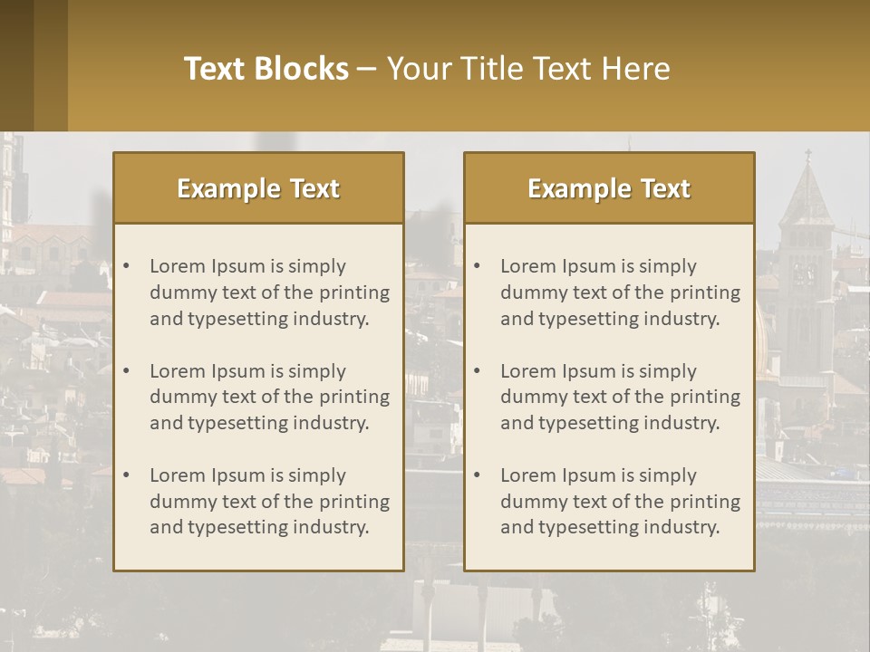 Rock Church Muslim PowerPoint Template