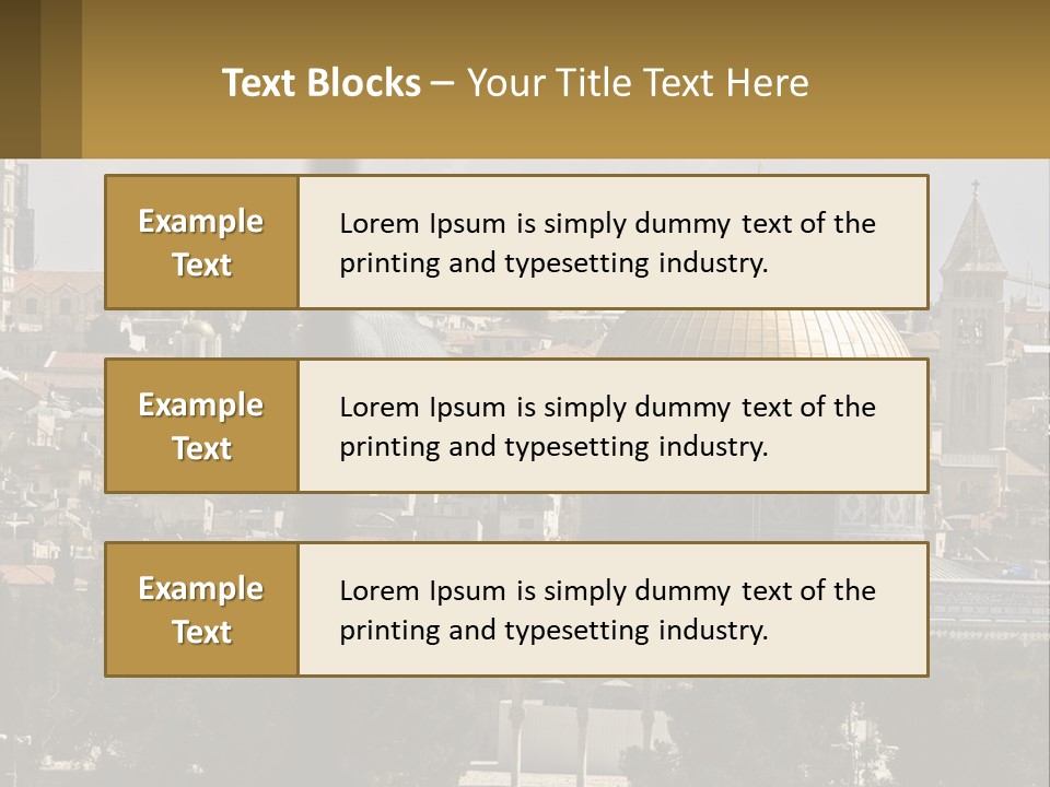 Rock Church Muslim PowerPoint Template