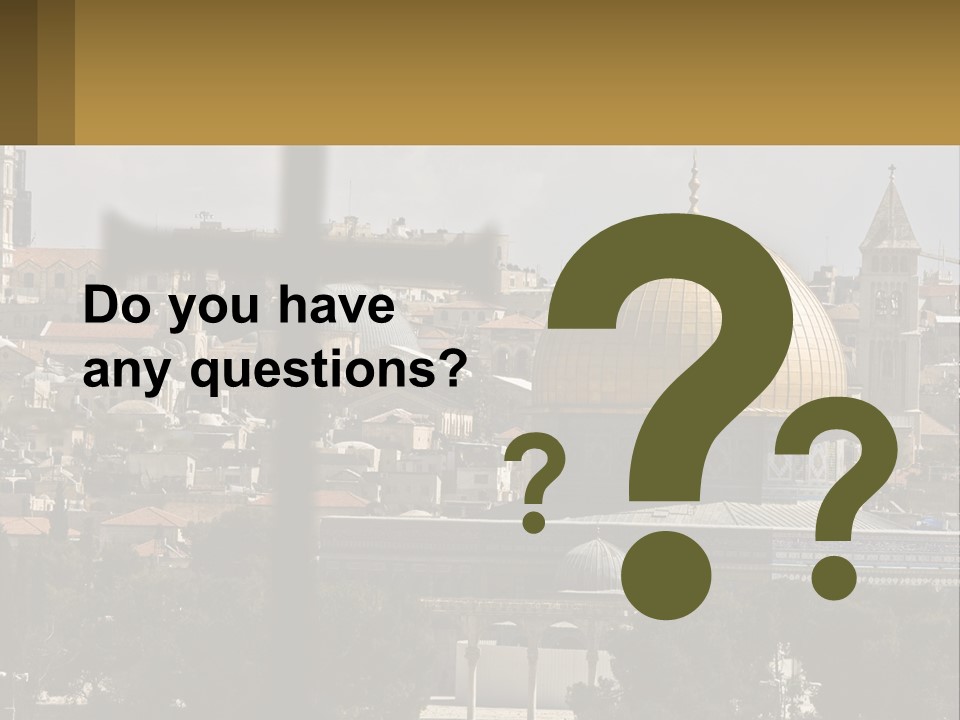 Rock Church Muslim PowerPoint Template