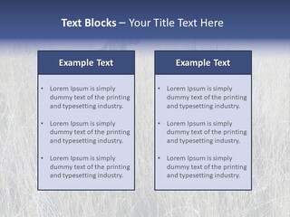 Gold Blue Sky Hunting Dog PowerPoint Template