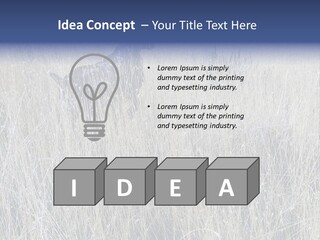 Gold Blue Sky Hunting Dog PowerPoint Template