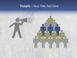 Gold Blue Sky Hunting Dog PowerPoint Template