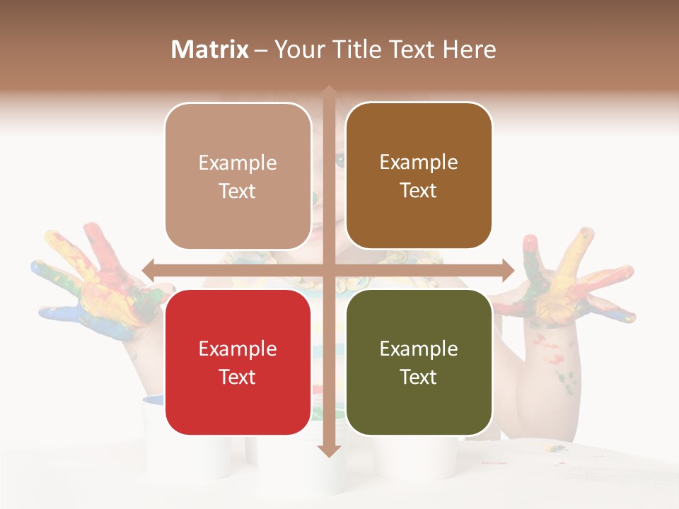 Playful Kid Playing PowerPoint Template