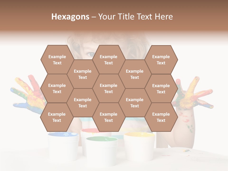 Playful Kid Playing PowerPoint Template