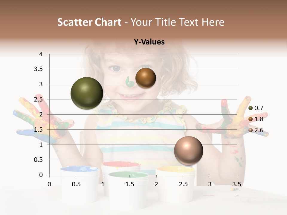 Playful Kid Playing PowerPoint Template