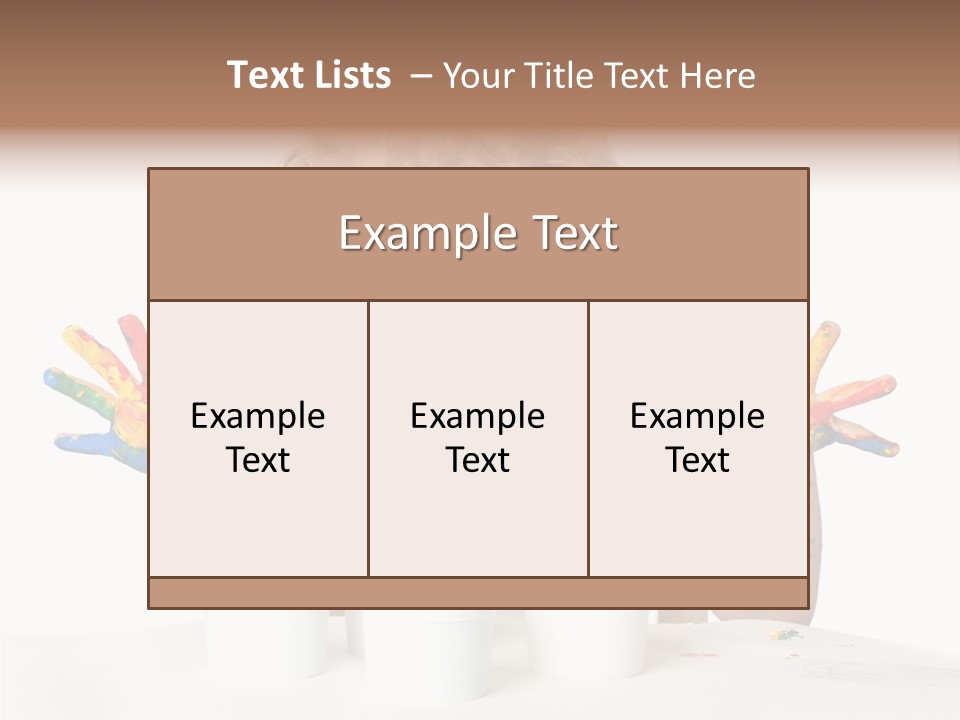 Playful Kid Playing PowerPoint Template