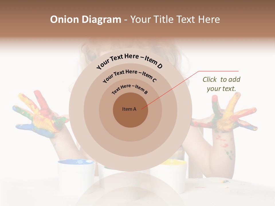 Playful Kid Playing PowerPoint Template