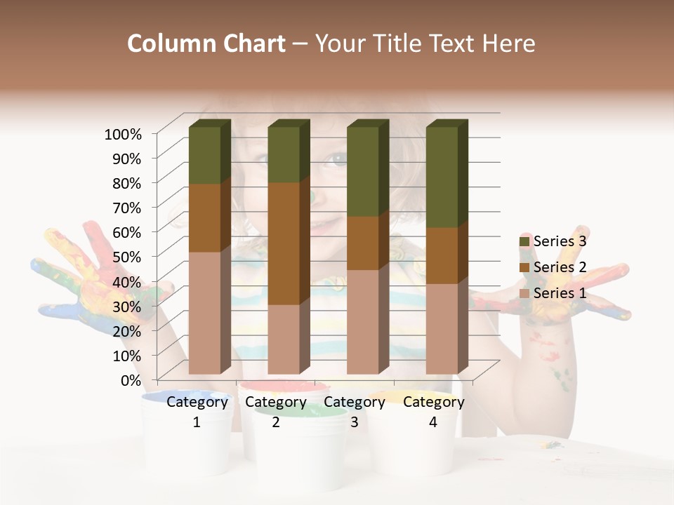 Playful Kid Playing PowerPoint Template