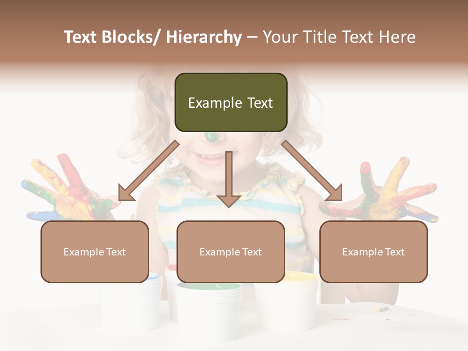 Playful Kid Playing PowerPoint Template