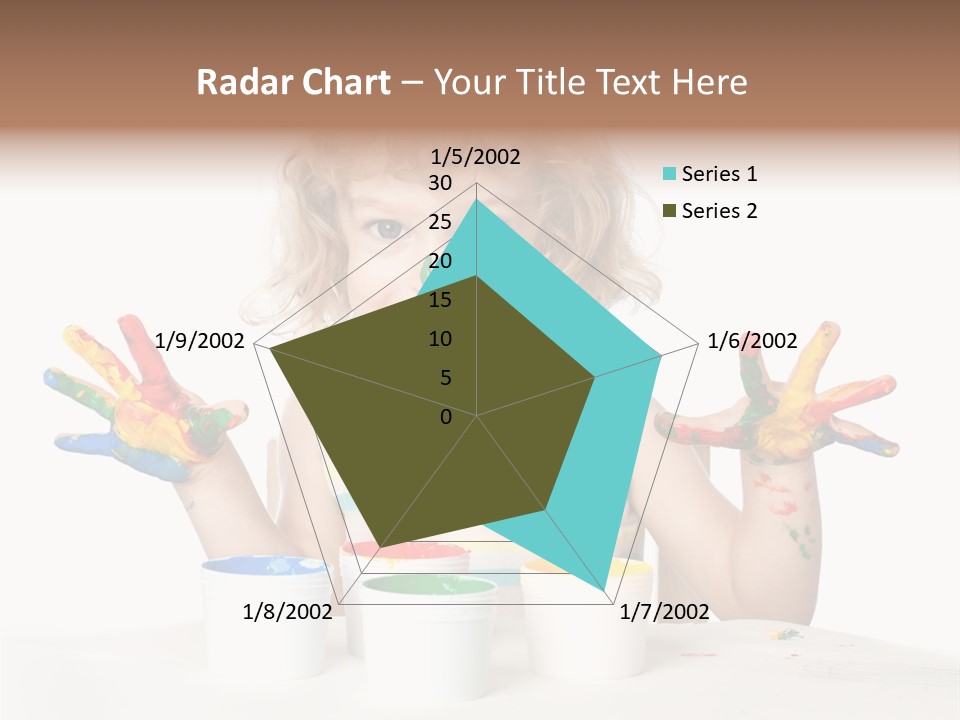 Playful Kid Playing PowerPoint Template