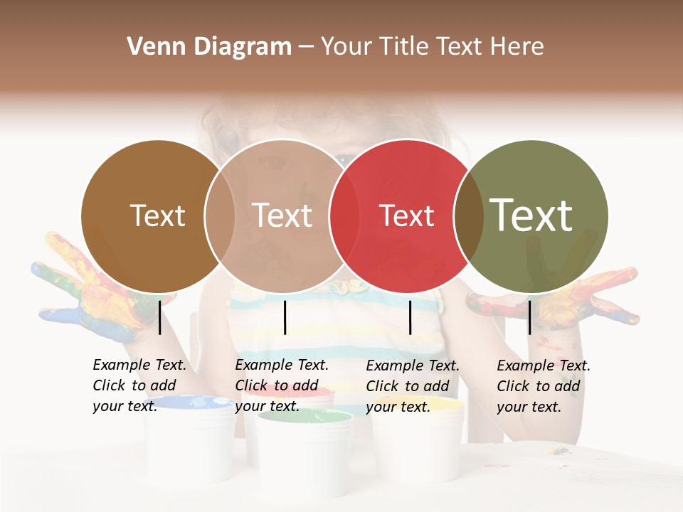 Playful Kid Playing PowerPoint Template