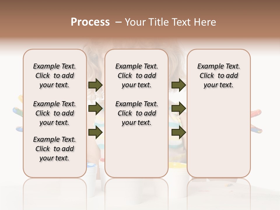 Playful Kid Playing PowerPoint Template