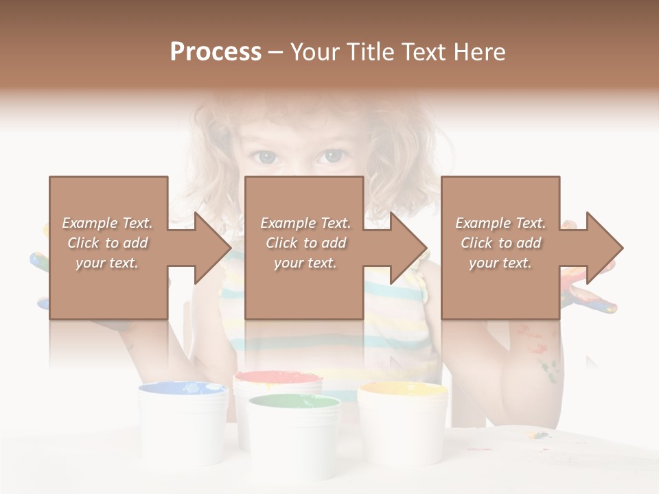 Playful Kid Playing PowerPoint Template