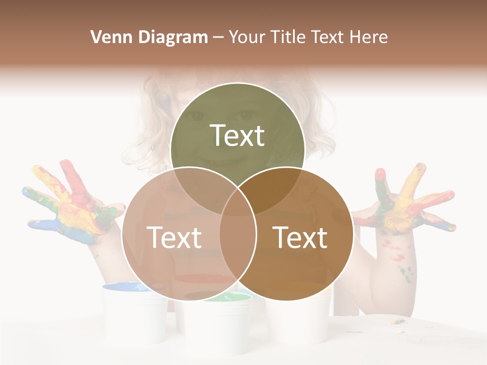 Playful Kid Playing PowerPoint Template