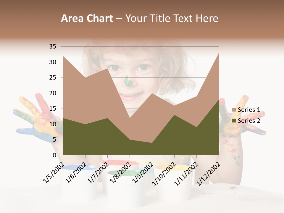 Playful Kid Playing PowerPoint Template