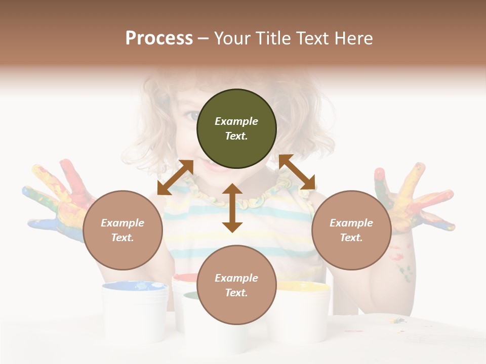 Playful Kid Playing PowerPoint Template