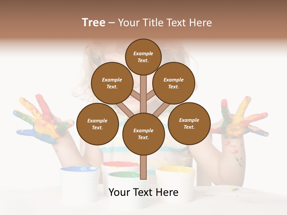 Playful Kid Playing PowerPoint Template