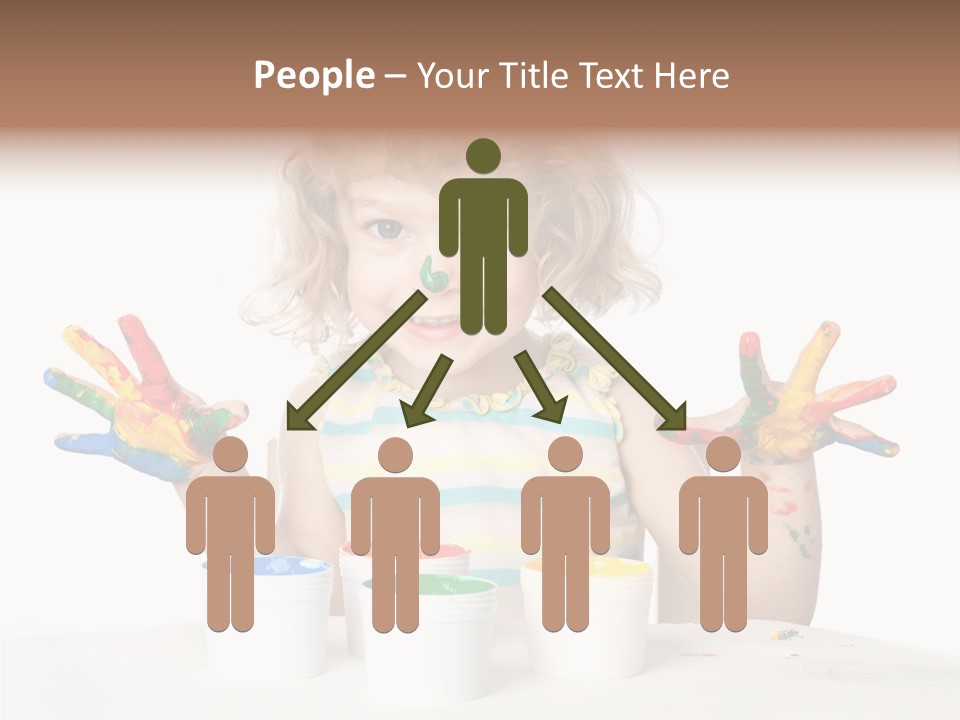 Playful Kid Playing PowerPoint Template