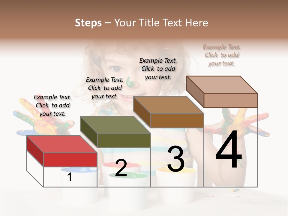Playful Kid Playing PowerPoint Template