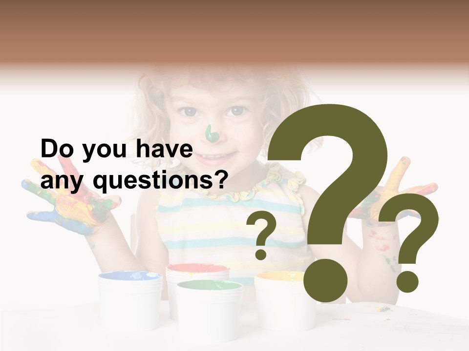 Playful Kid Playing PowerPoint Template