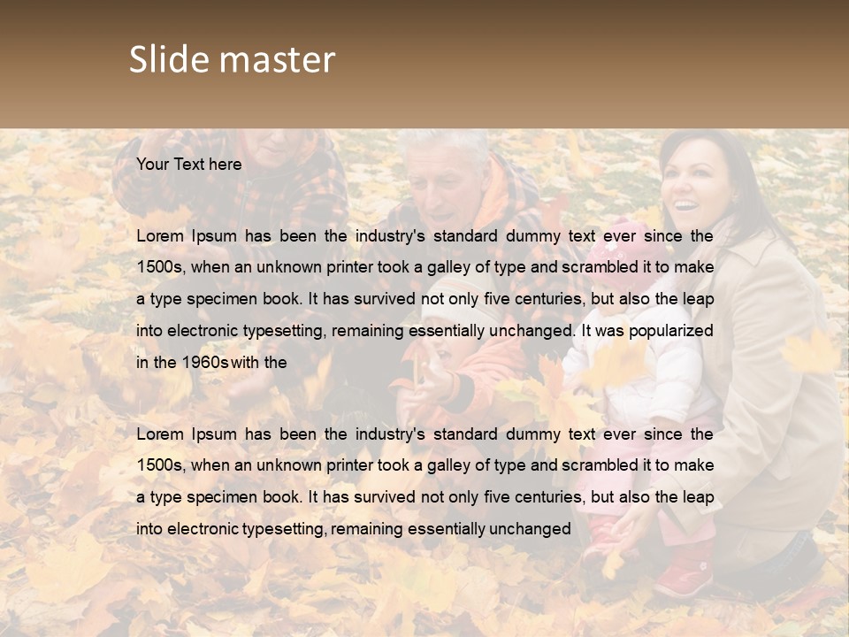 Protection Young Forest PowerPoint Template