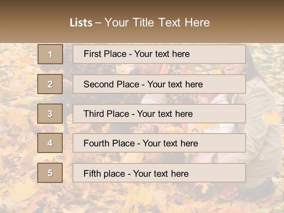 Protection Young Forest PowerPoint Template